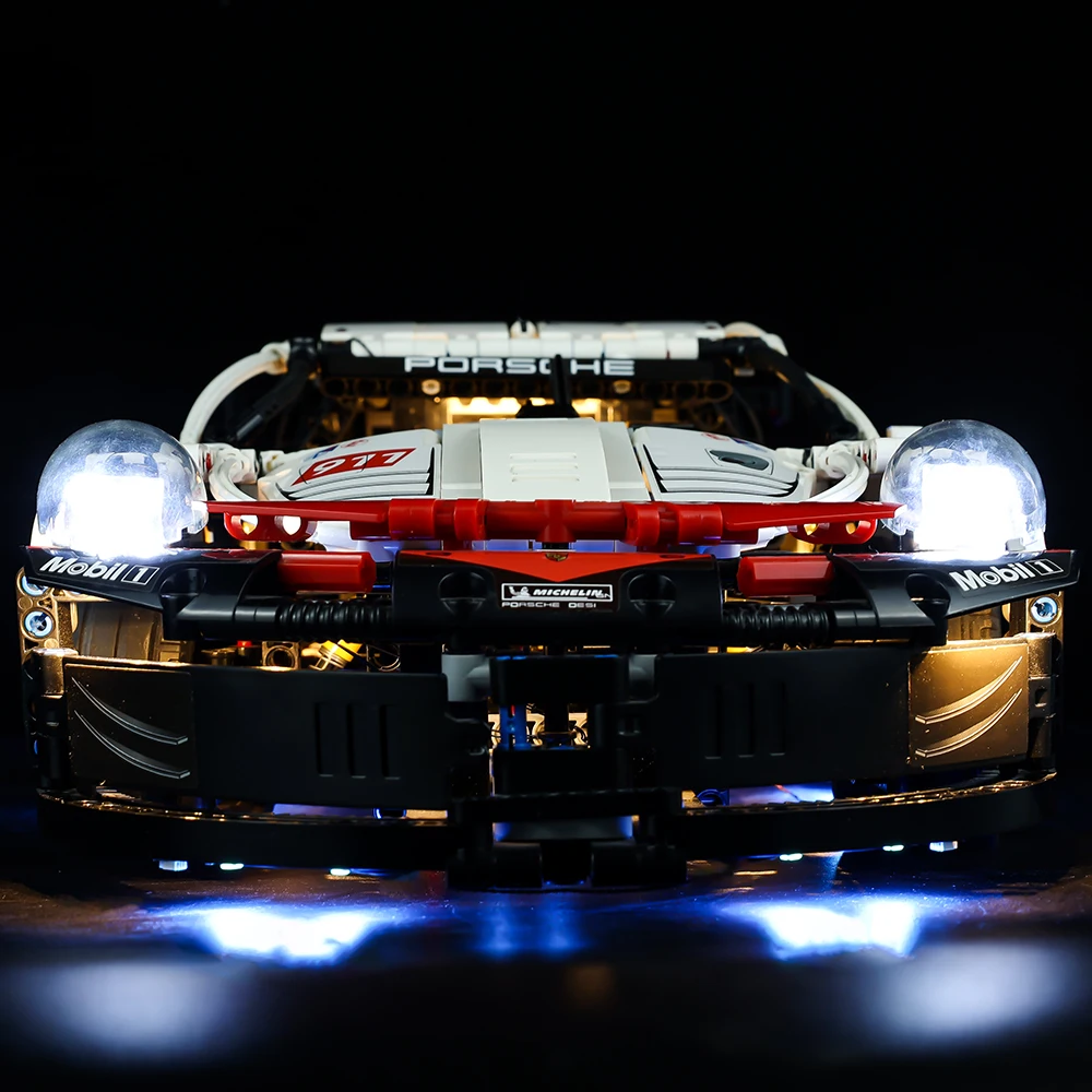 LED Light Kit for 42096 911 RSR Racing Children DIY Toys Set