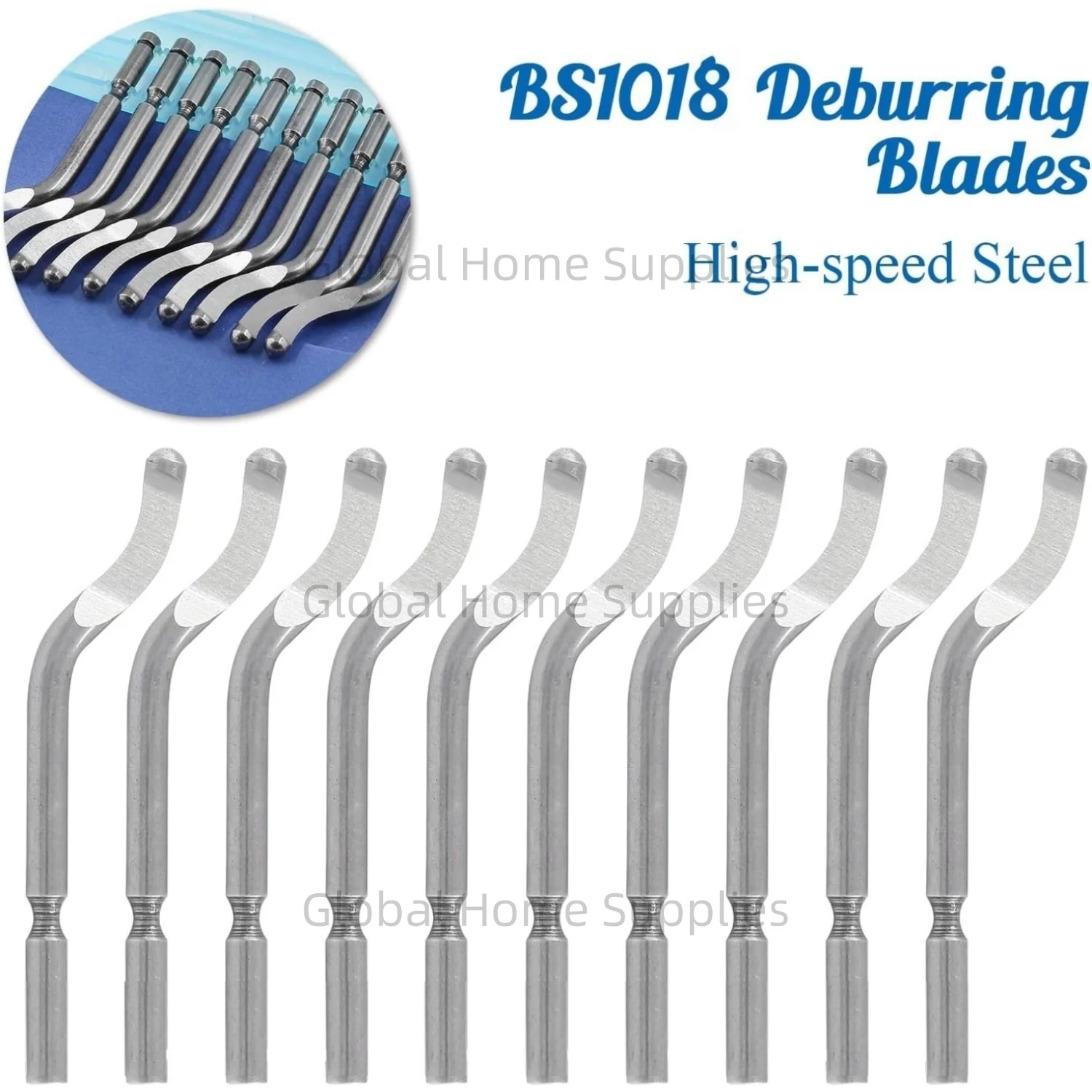 AFA Tooling Deburring Tool Kit With 11 High Speed Steel BS1010 Blades | Precision Edge Burr