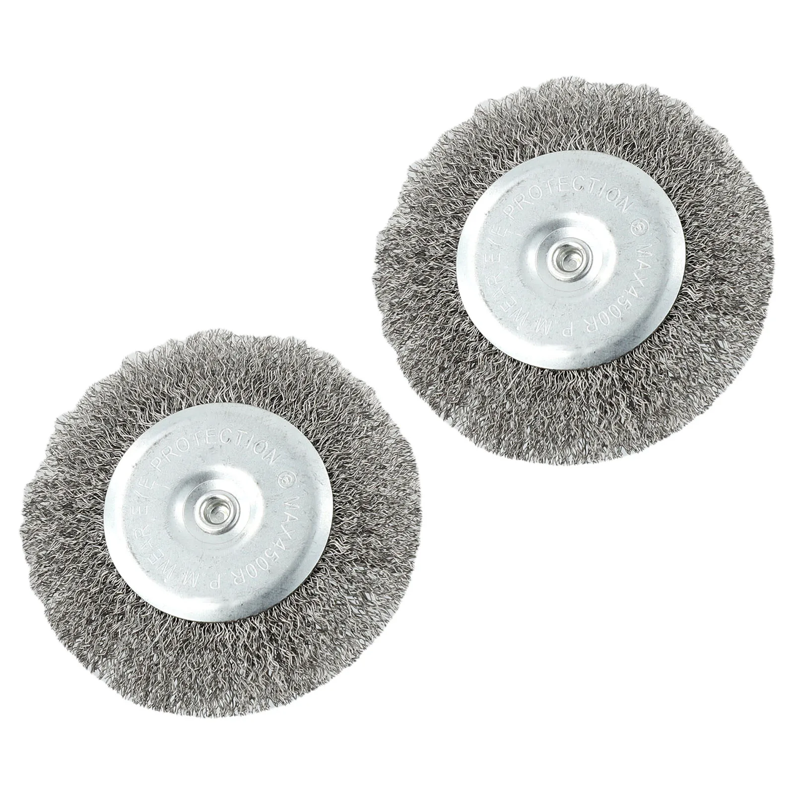 Electric joint brush 2pcs Stainless Steel Electric Joint Brush Replacement Brush Wire Set Metal Grout Brushes 6mm Shank For EFB 400 401 Blister