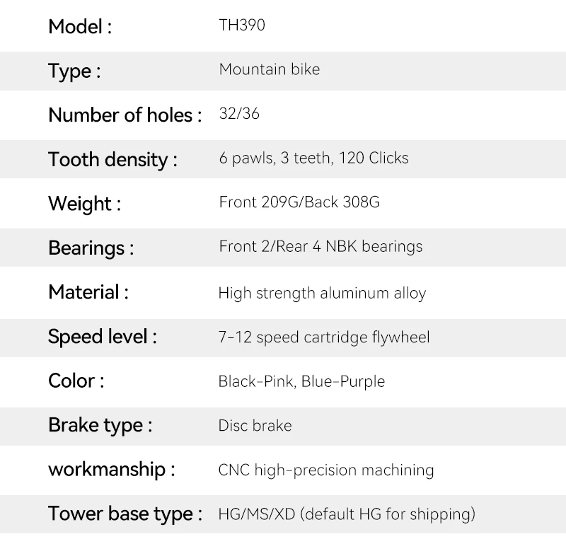 TANKE 120 Click Nabe 6 Lager Mountainbike MTB Nabe Vorne Hinten 32 36 Löcher QR Steckachse Austausch Scheibenbremse Fahrradnaben HG MS – Detail 3