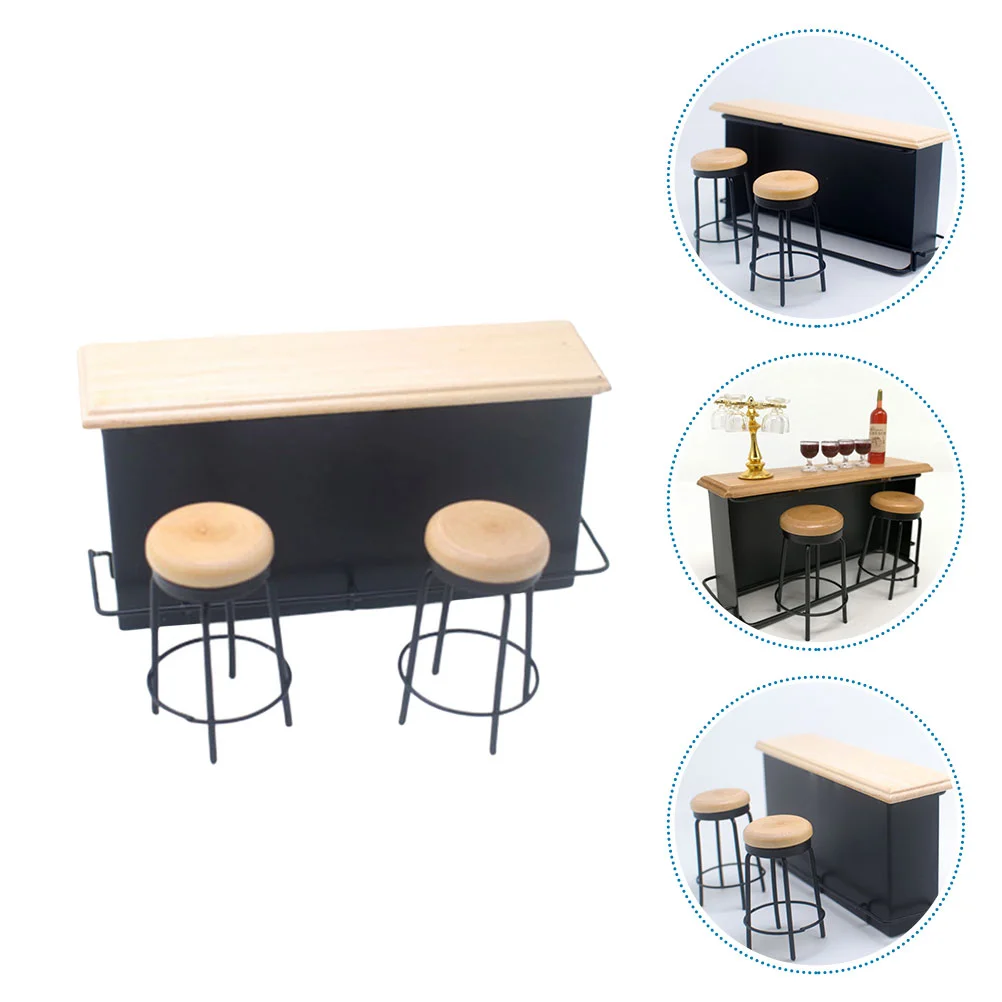 

Миниатюрная модель стула для кукольного домика, барной стойки, кухонные игрушки, стул