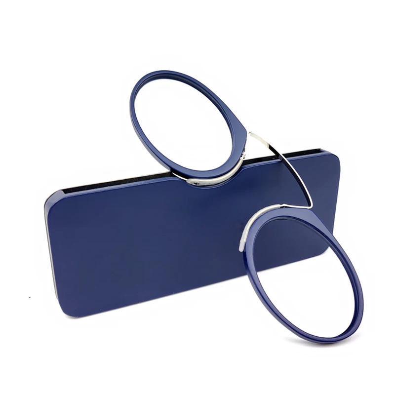 Pince-nez Vollformat-Lesebrille TR90 Tragbare Nase Männer Frauen Presbyopiebrille +1,0 +1,5 +2,0 +2,5 +3,0 +3,5