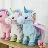 Unicorn Leash Angel Horse Action Figure Walking Singing Electric Plush Toy 1