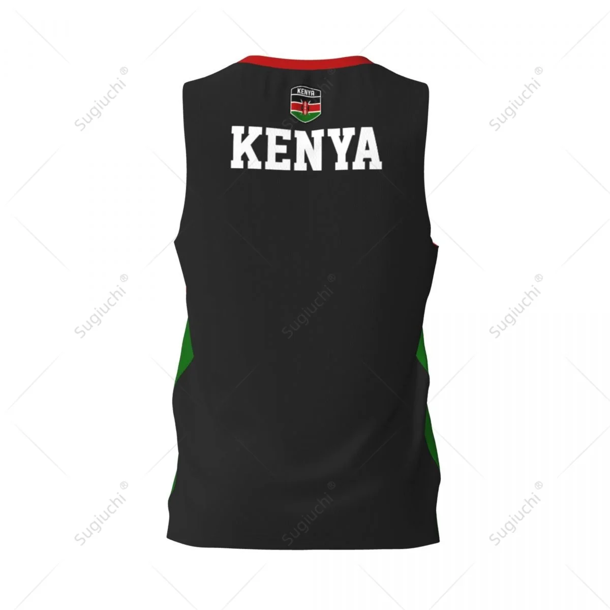 Kenya Flag Men Basketball Sports Running Fitness Multifunction Sleeveless tshirt Exclusive Name Nunber