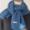 Classic Women'S Soft Long Scarf Winter Warm Wrap Shawl Solid Color Winter Unisex Scarf For Outdoor Travel Ski Snow Scarves 1