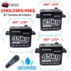 RC Servo 25kg 35kg 45kg Metal Waterproof Servo For RC 1/10 1/8 Traxxas TRX4 Axial SCX10 Crawler Car Robot Truck Robot Parts 1