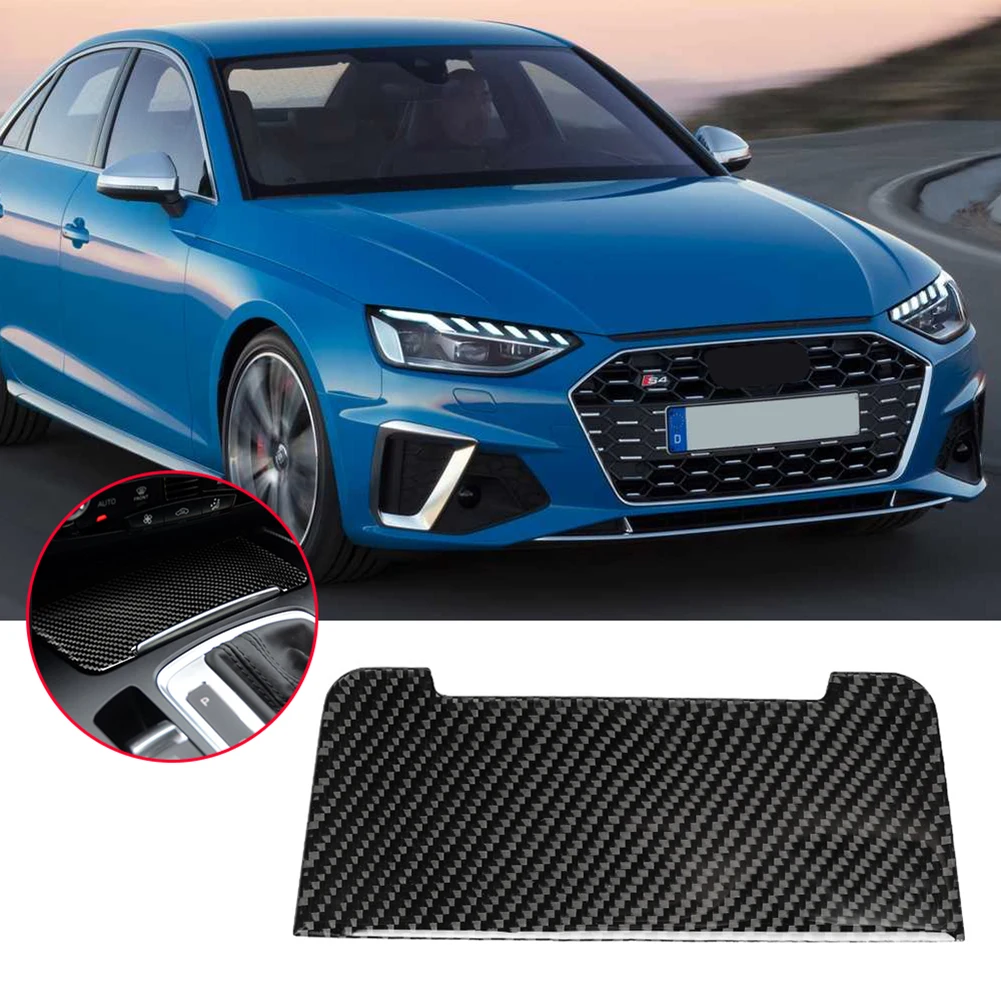 

Carbon Fiber Car Center Control Gear Car Cigarette Cover Decoration Sticker for Audi A4 A4L B8 A5 Q5 Car Accessories Interior