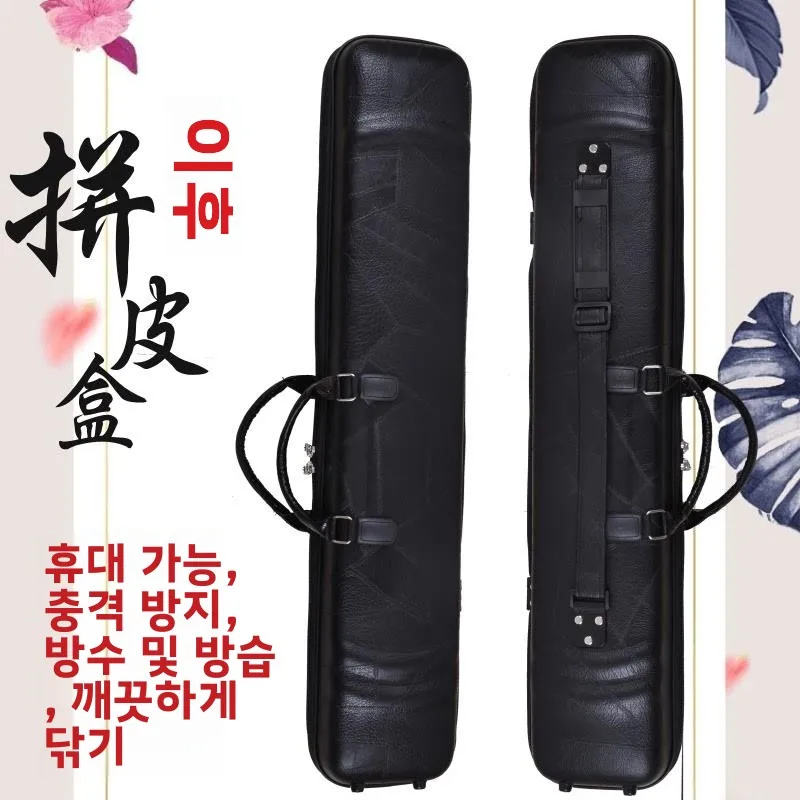 옥스포드 천 에르후 박스 방수 충격 방지 휴대용 악기 케이스 폼 벨벳 안감 어깨끈 및 손잡이 포함