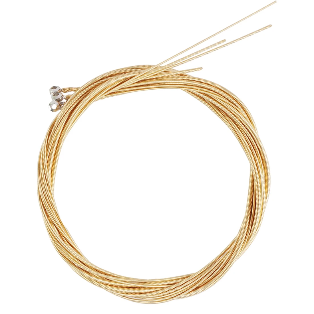 

4Pcs/Set Acoustic Bass String Brass Carbon Steel Core Strings for Musical Instruments Bass Strings Bass