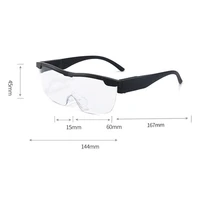 Lunettes de lecture avec loupe lumineuse LED, lunettes de lecture design à la mode, cadre de lecture de nuit 6