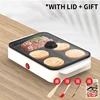 3 in 1 Breakfast Machine Bread Maker Toaster Electric Mini Oven Fried Egg Burger Machine Kitchen Cooking Roti Maker Household 6