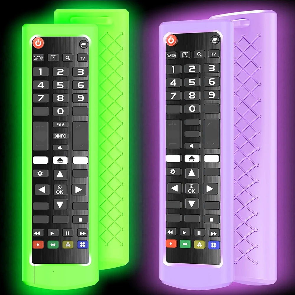 Silicone Remote Case 2pc Protective case for AKB series remote control Durable silicone case with non-slip grip for LG remote control Silicone Remote Cover Silicone Remote Sleeve Remote Controller Cover Silicone Case Protector