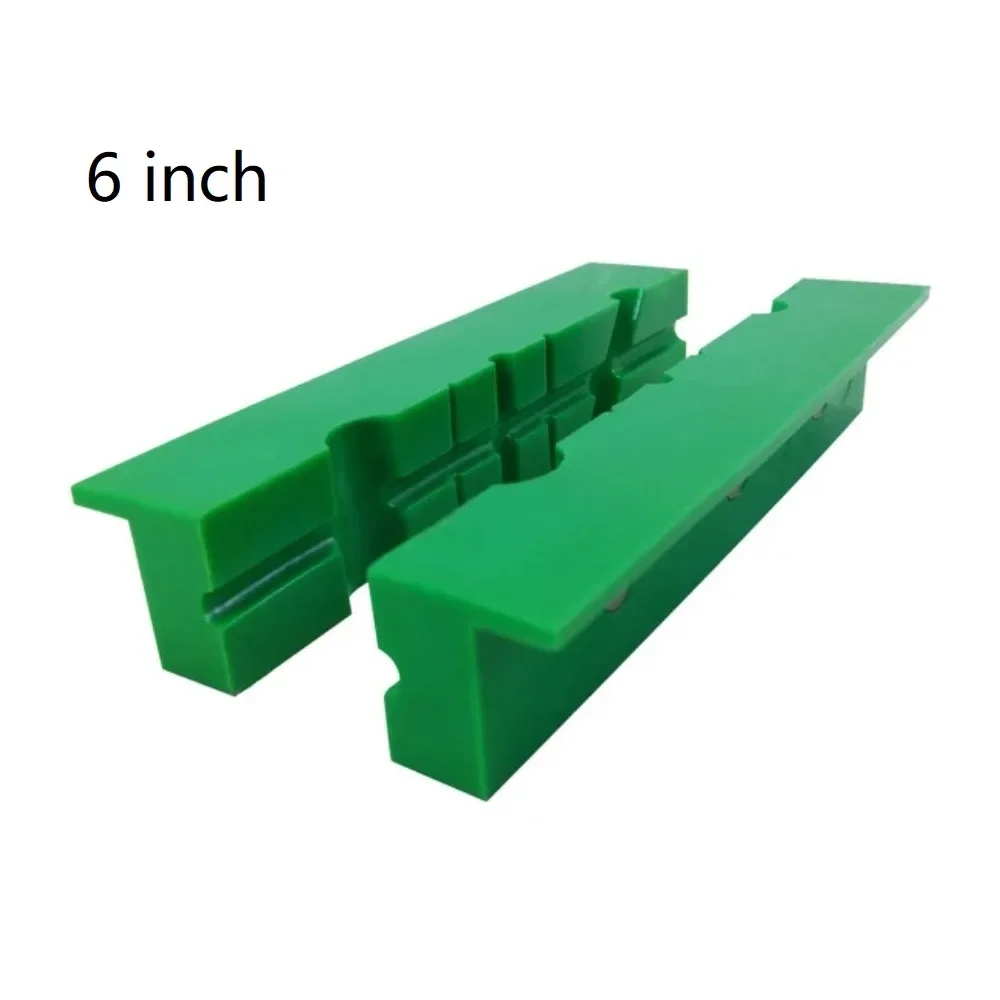 Magnetic soft pad jaw rubber for metal vise bench machine tools