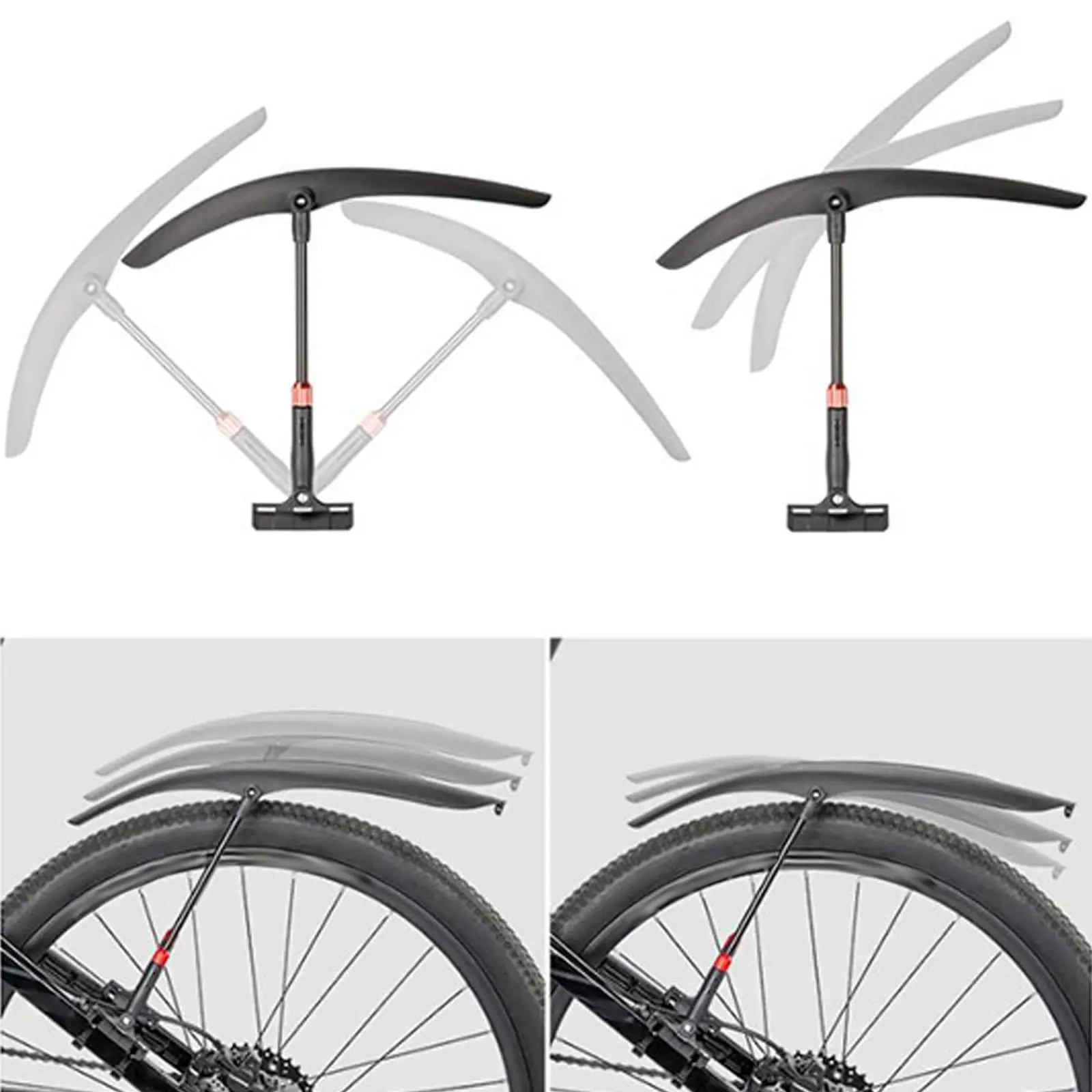 Road Bike Front Rear Fenders Wheel Protection Spare Parts Bicycle Mud Guards for Riding Fittings Accessories Road Bikes Outdoor Road Bike Front Rear Fenders Wheel Protection Spare Parts Bicycle Mud Guards for Riding Fittings Accessories Road Bikes Outdoor