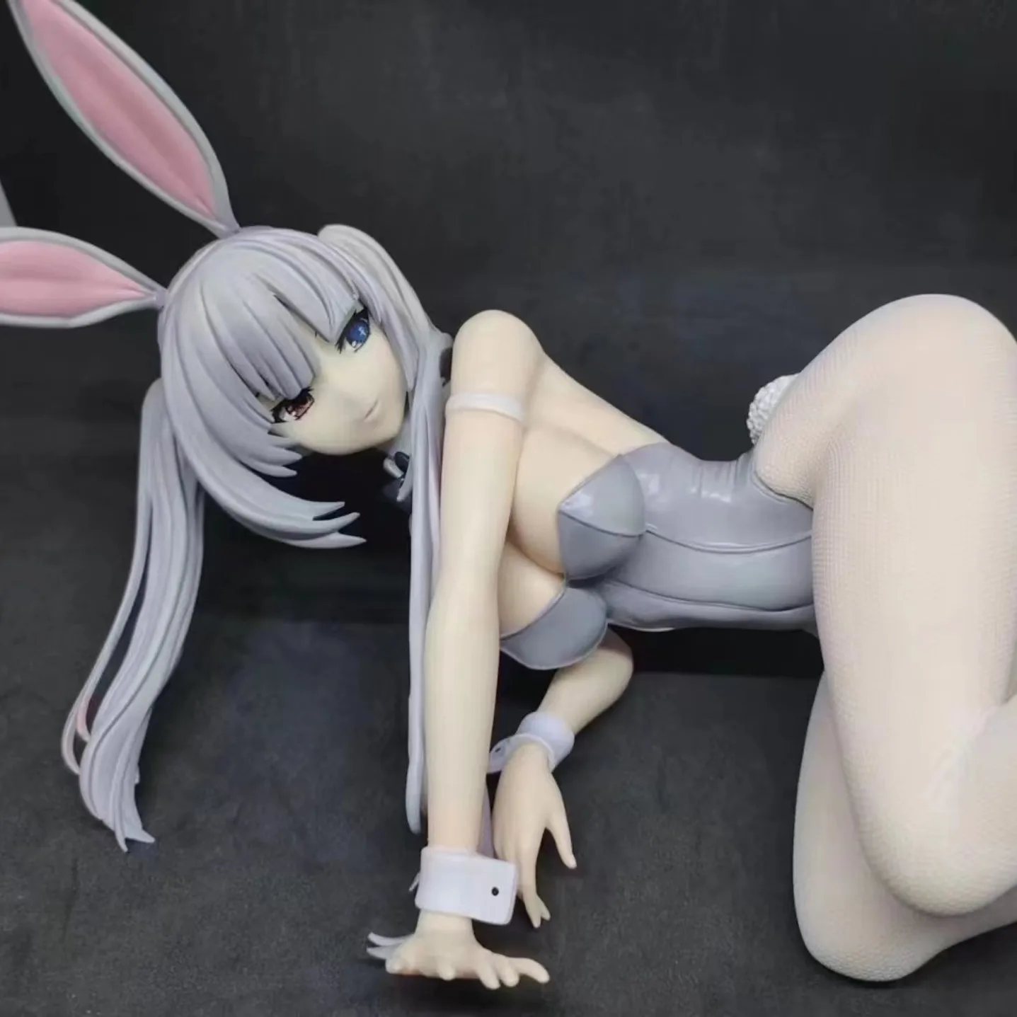 

Anime Date A Live Tokisaki Kurumi Nightmare White Queen Bunny PVC Action Figure Collectible Model Doll Toy 28cm