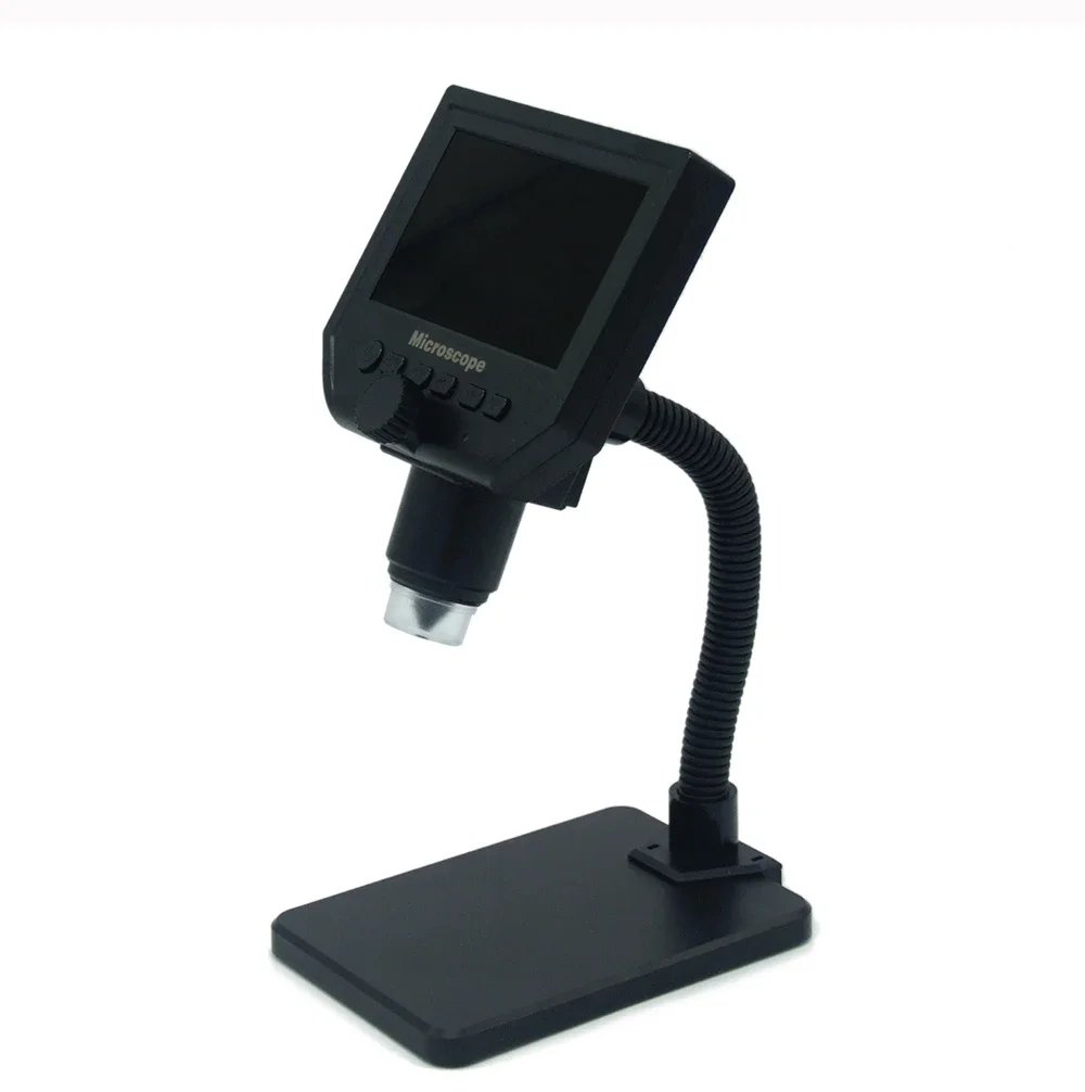 G600 600X 현미경 USB 디지털 비디오 현미경 카메라 8 LED VGA 현미경 (납땜용) 4.3인치 HD OLED 스크린 포함