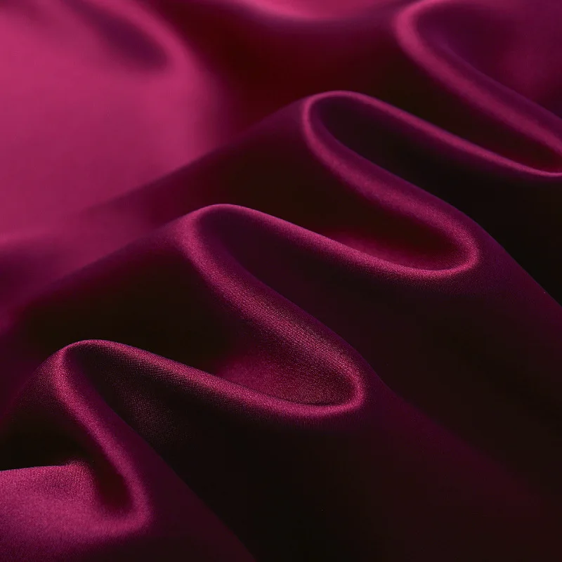 16MM Stretch Mulberry Silk Fabric Solid Color Elastic Charmeuse For DIY Sewing Width 140cm Natural