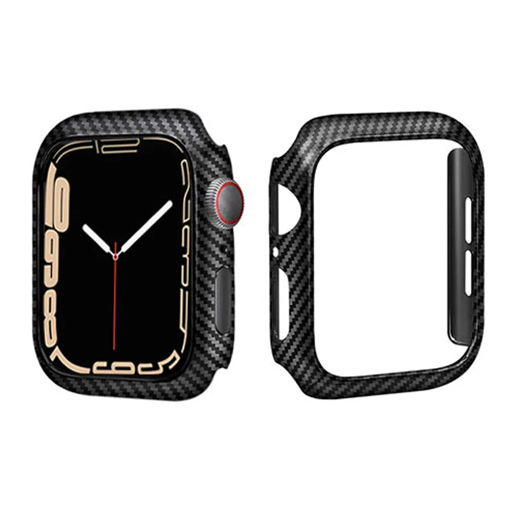 Carbon Fiber Bumper Protector for Apple Watch - Premium Protective Cover