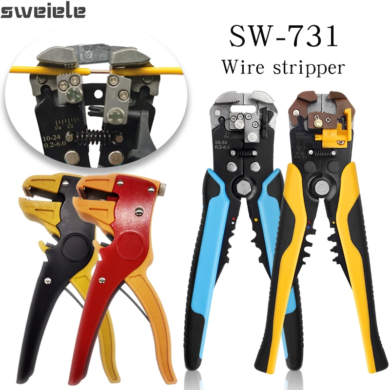 Multifunctional Automatic Wire Stripper  Cable Cutting Crimping  Terminal 0.2-6.0mm² Professional Electrician  Wire Tool woodworking plane