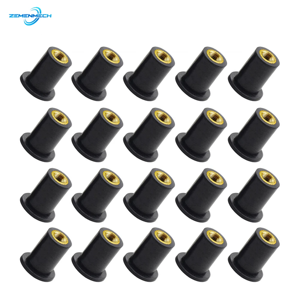 

Universal M5 Motorcycle Windscreen Windshield Fairing Well Rubber Nuts Screw Bolt Blind Fastener Fishing Kayak Boat Marine Canoe