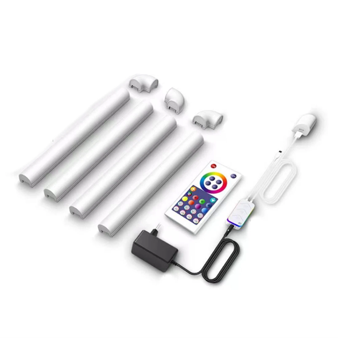 

Light Bar LED Smart Wall Light Bluetooth APP Voice Control Music Sync DIY Light Bedroom Bar Decoration EU Plug