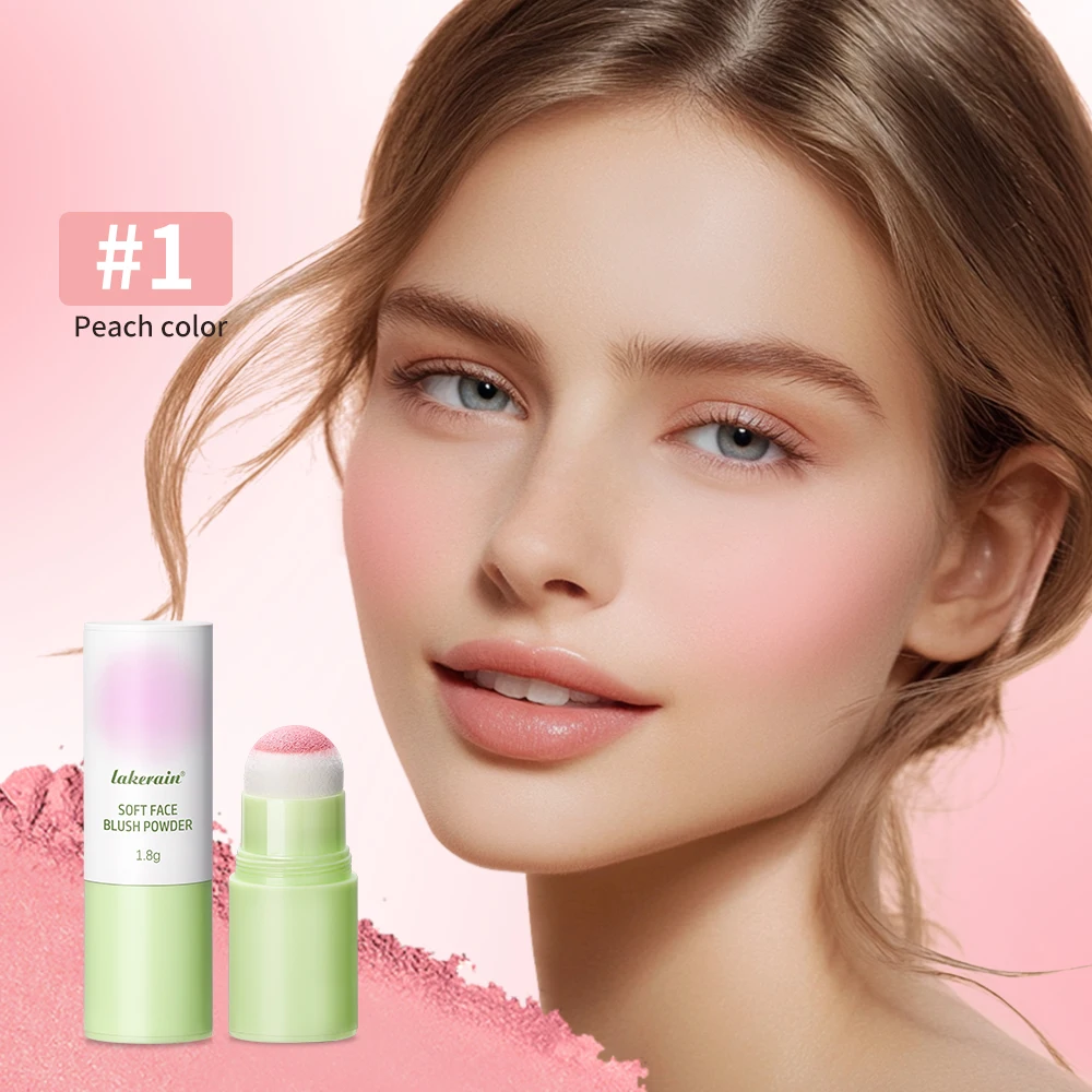 3 Colors Multi-Use Shimmer Soft Face Blusher Powder Tinted Solid Moisturizer Stick For Cheek & Eyes & Lips Korean Face Cosmetics 2