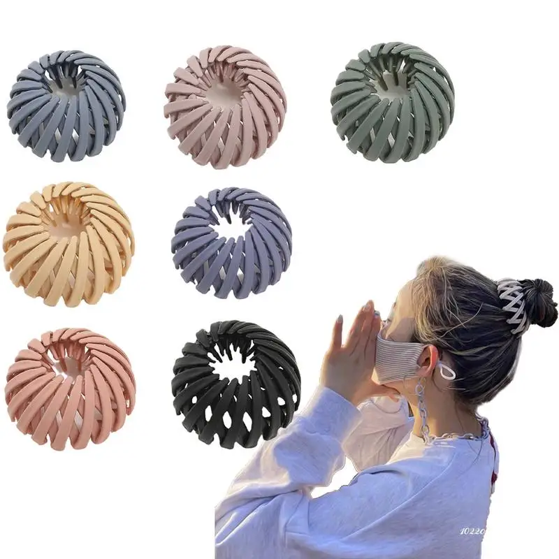 Bird's Nest Plate Hair Clip Lazy Bird's Nest Plate Ponytail Clip Hair Bun Accessories For Women Ladies Birthday Gifts Headwear