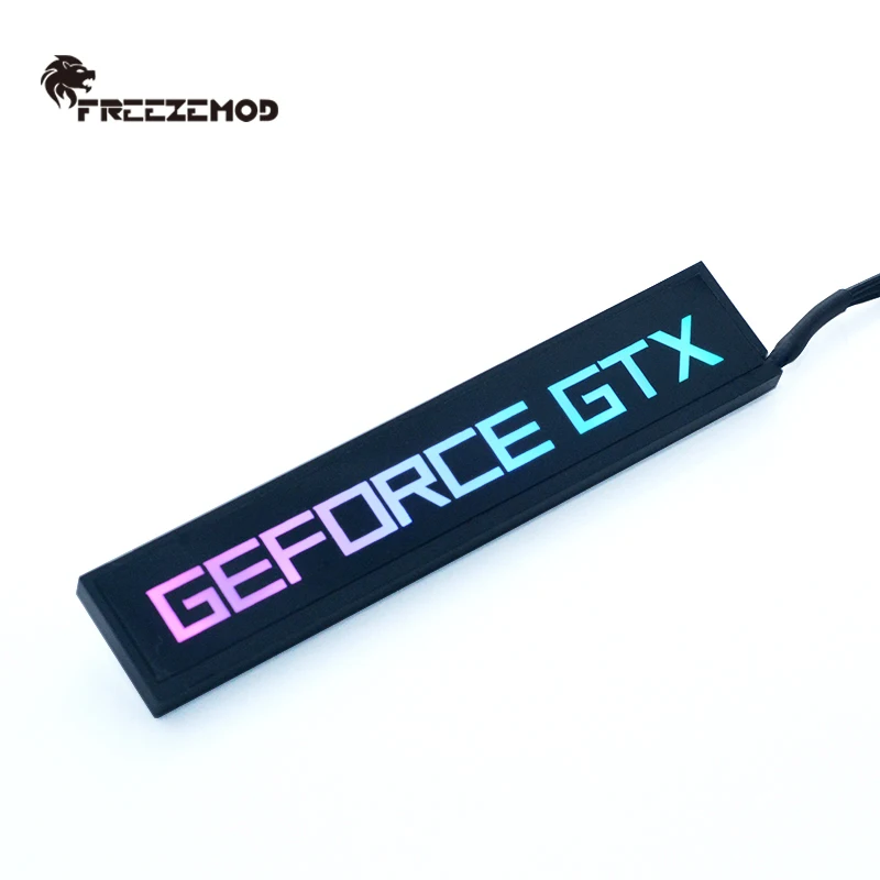 Zemod Gpu Painel Lateral Rtx3090 Gtx Rog pc Decoração Placa de Vídeo fé Lâmpada Água Cooler Aura Sync Xyd5v Refrigeração Argb - Imagem 6
