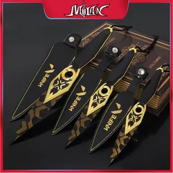 Valorant Melee Weapon Championship 2023 Ninja Kunai With Holster Uncut Cosplay Japanese Toy Knife Katana Sword Model Gifts Boys