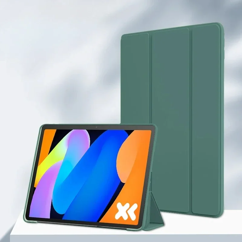Premium Liquid Silicone Flip Stand Case for Tablets - Soft PU Cover, Enhanced Protection