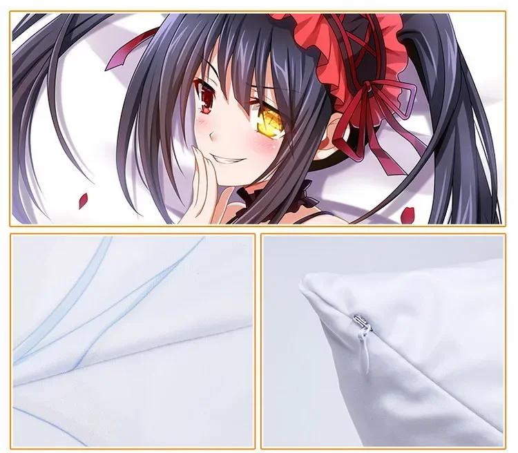 Description Picture 6 of itemDIY Custom Print Anime Dakimakura Cover Hugging Body Pillowcase Throw Pillow Case Only One For You Home Bed Decoration Hentai