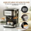 Empstorm Portable Manual Cappuccino Maker Electric 20bar Semi Automatic Espresso Capsule Coffee Machine for Retail and Wholesale 3