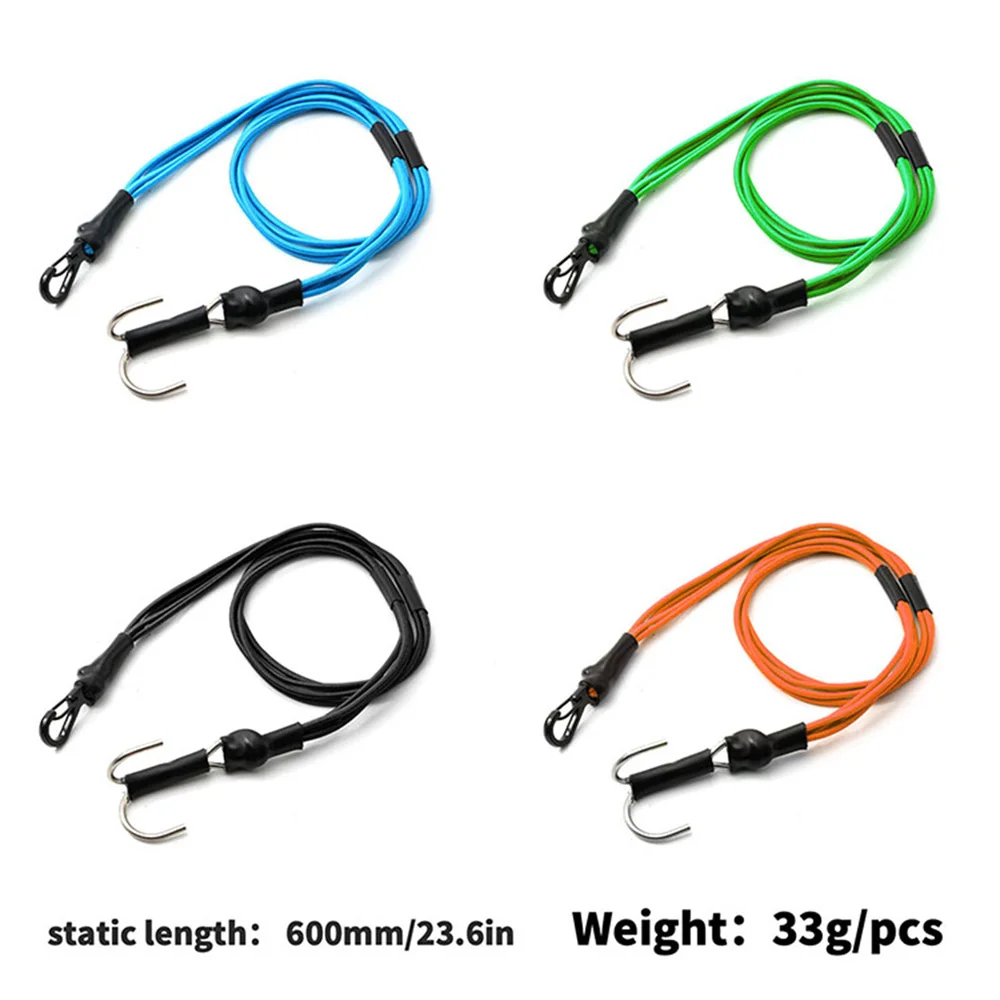 

1 PCS Nylon Steel Wire Rubber Band Elastic Rope Car Shell Fixing Draw Rope with Hook for SCX10 TRX4 CAPRA RC Car Accessories
