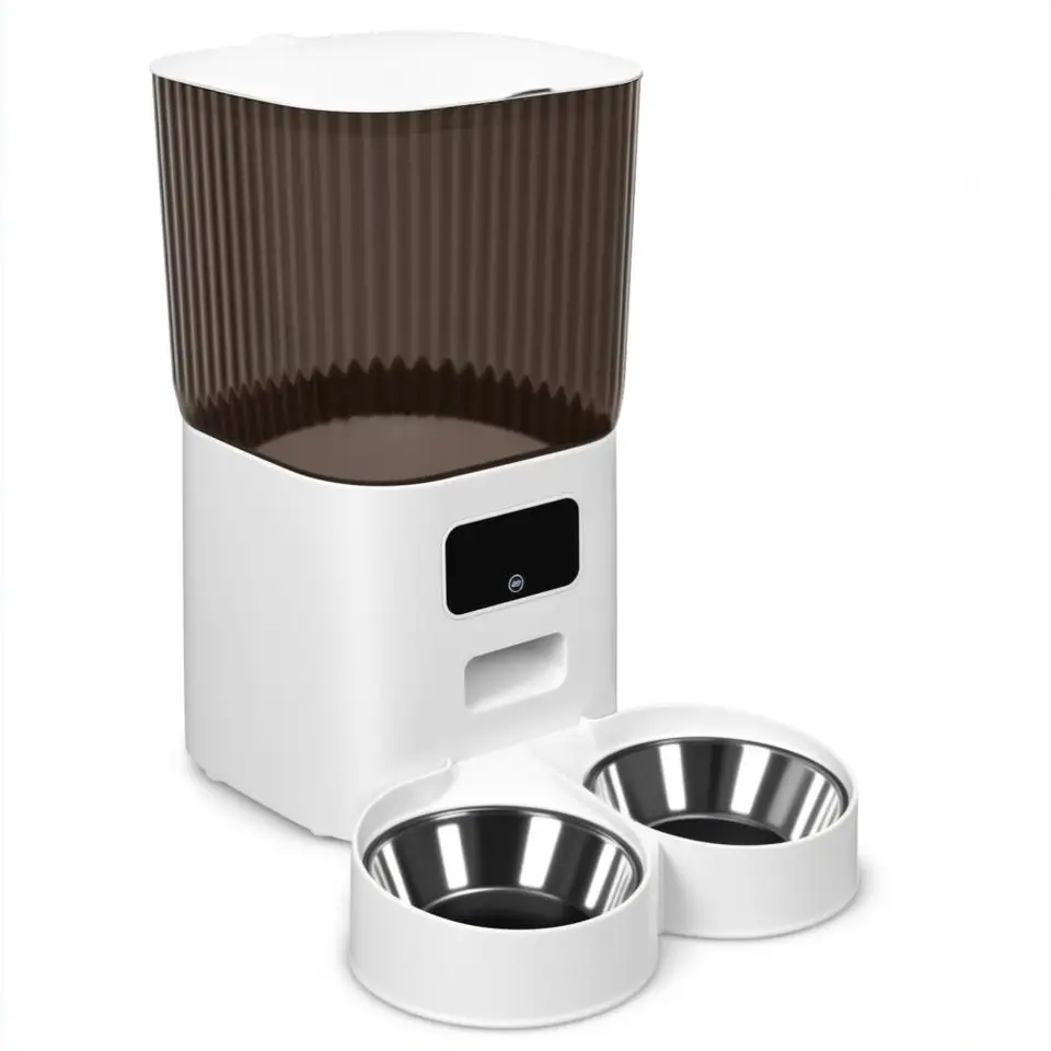 WiFi Automatic Smart Pet Feeder with Dual Bowls