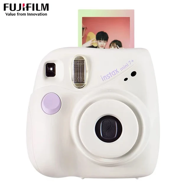 Fujifilm – Appareil Photo Instax Mini 7 +, Original, Papier Photo Instantané,  Rose, Bleu, Couleur Fuji, Bordure Blanche - Point & Shoot Caméras -  AliExpress