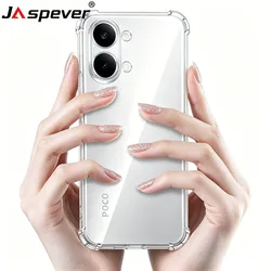 Ultra - Thin Transparent Shockproof Silicone Case Cover - Poco X5