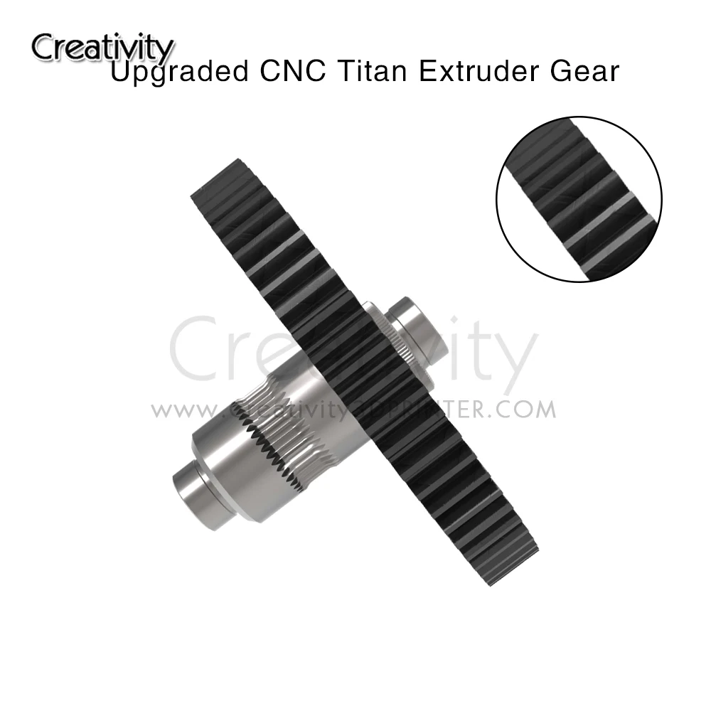 Creativity Titan extruder gear 0.5 modulus 66 Teeth Stainless Steel Plastic Big Gear for X1 Titan Aero Extruder