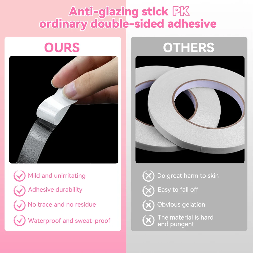 Women Clear Double Sided Tape For Clothes Dress Body Skin Adhesive Sticker Transparent Anti-Exposure Adhesive Sticker Strip 36Pc double sided adhesive tape double sided tape