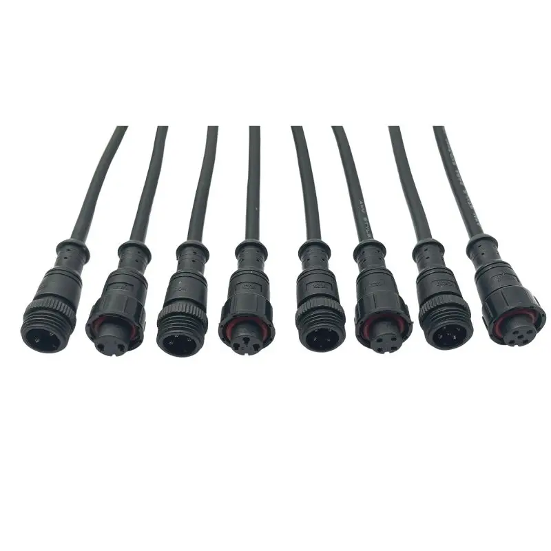 IP65 Waterproof Connector 2 Pin Power Cable Male Female 1 In 2 3 4 5 Out Y Connector For Led Strip Light Cable - Foto 2