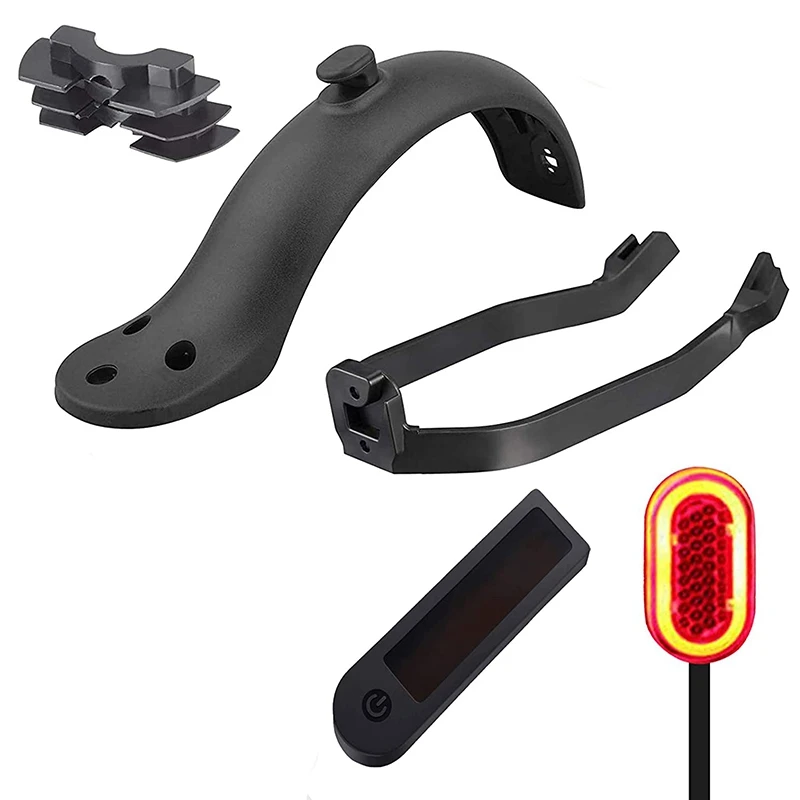 

Rear Fender Set&Rear Brake Light And Vibration Dampers And Silicone Cover,For Xiaomi M365/ M365 Pro Scooter Replacement