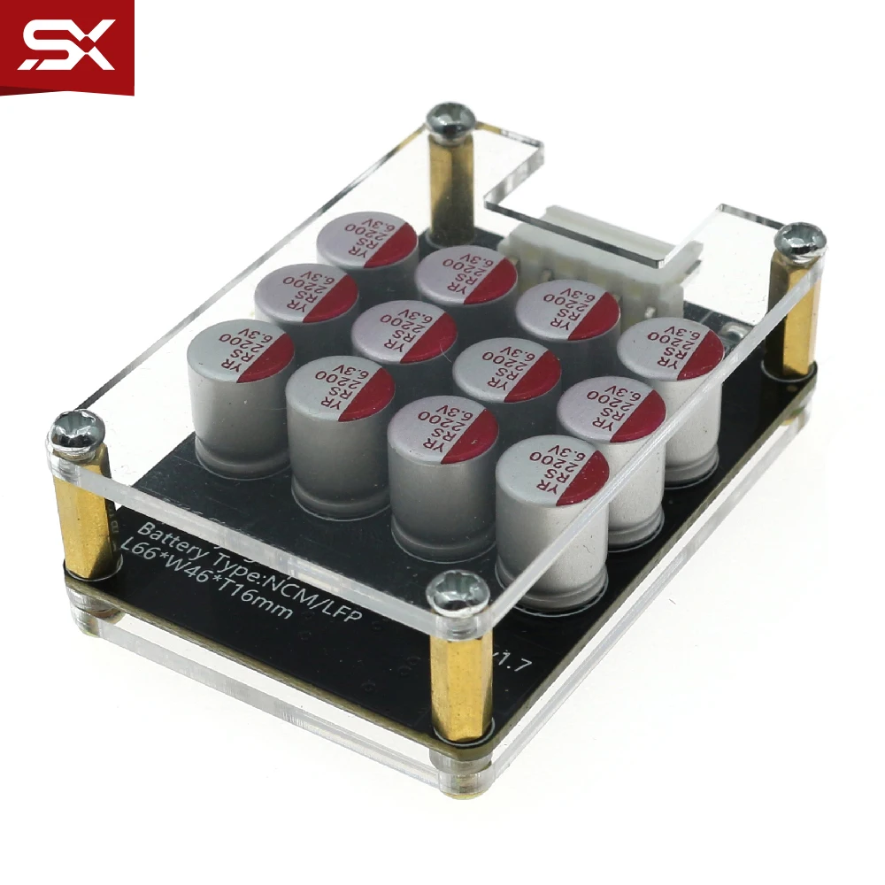 

4S 5.5A BMS Active Equalizer Balancer Lifepo4 Lipo LTO Li-ion Battery Energy Capacitor Battery Pack Strings Recharging Balance