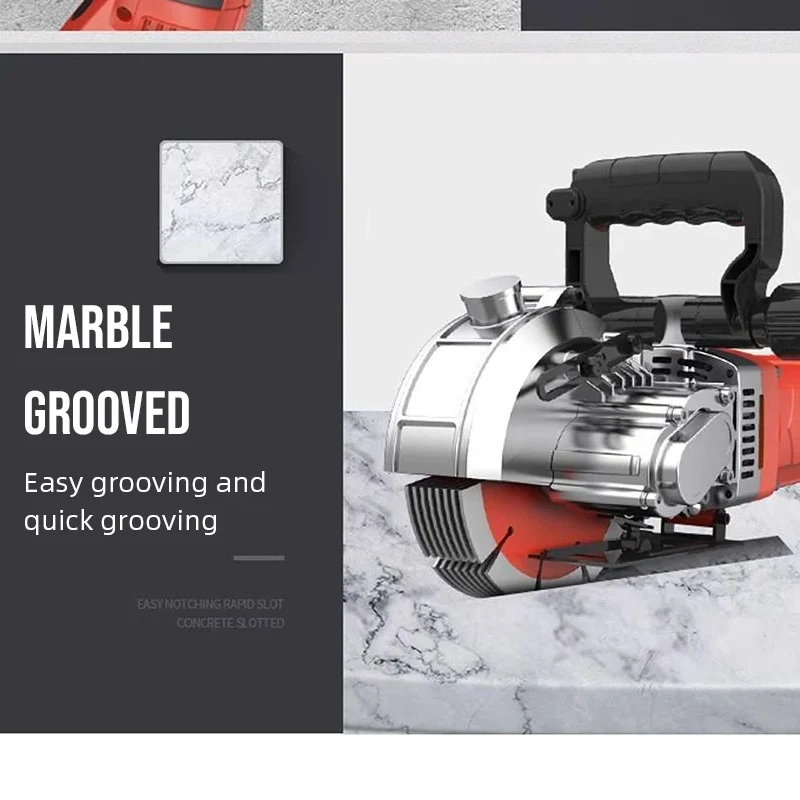 Wall Slotting Machine Electric Concrete Cutting Machine 220V Wall Groove Cutting Machine Dust-free Wall Chaser Machine 3