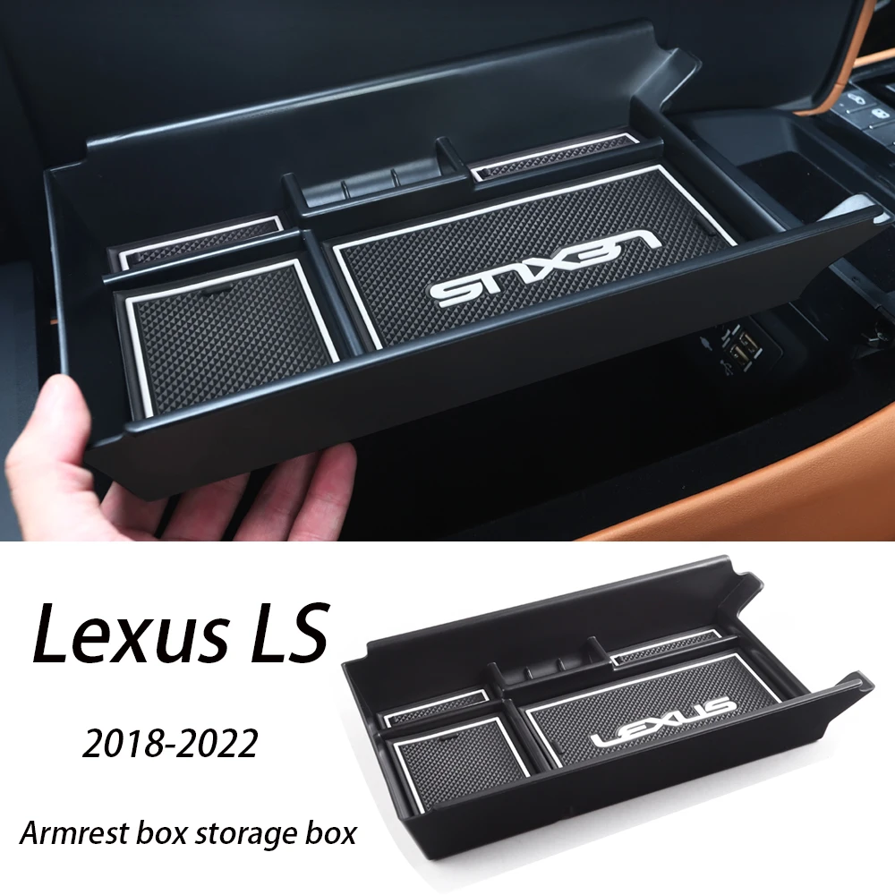 

18-22 Lexus ls500h armrest box storage box central control storage box (special for modification of ls350)