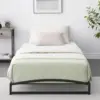 6 Inches High Metal Platform Queen Size Bed Frame, Mattress Foundation, Metal Slat Support, No Box Spring Needed 4