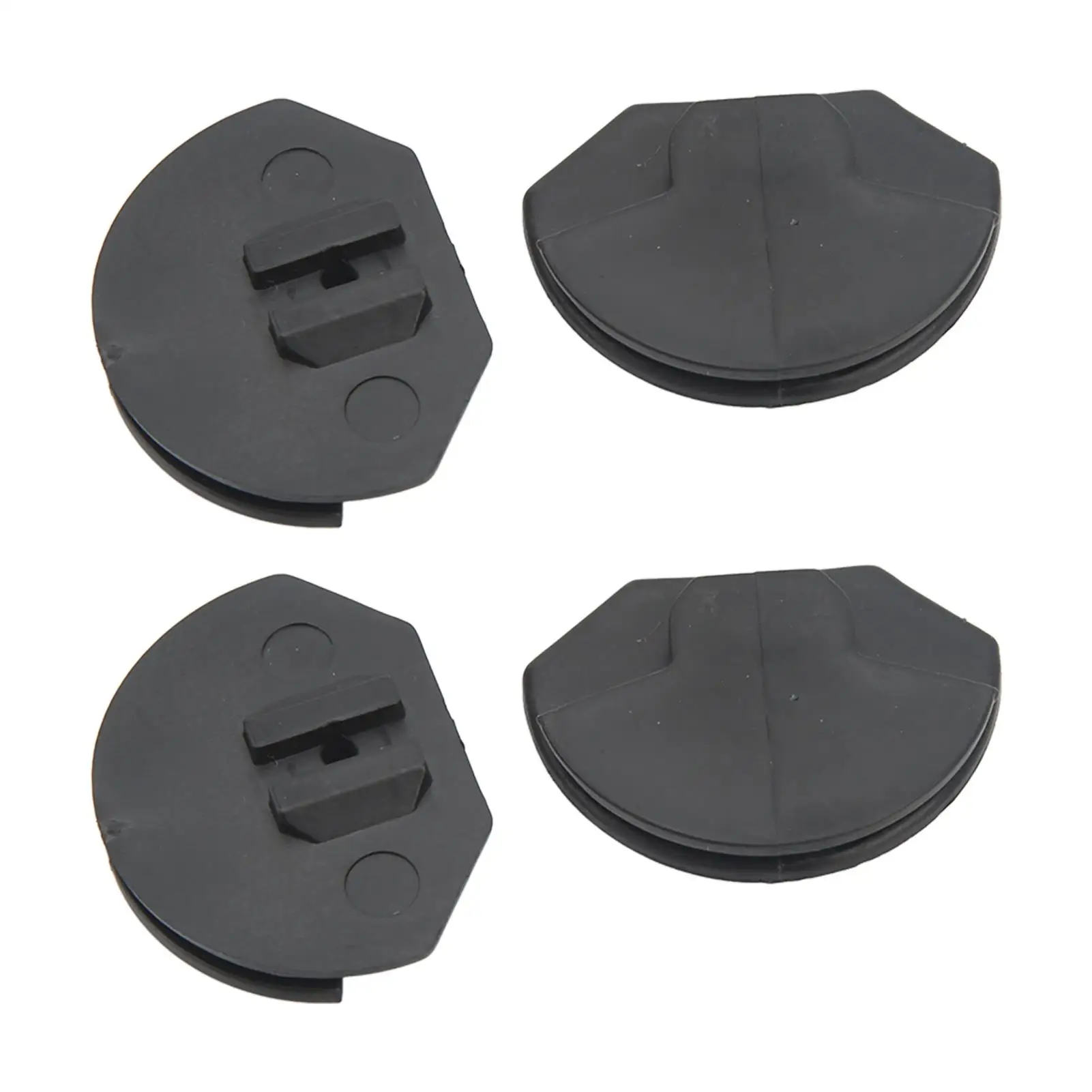 51757163899 Direct Fit Bulb Access Cover Clip Twist Lock ABS Plastic Oil Drain Plug Clip Twist Lock Black for automobile