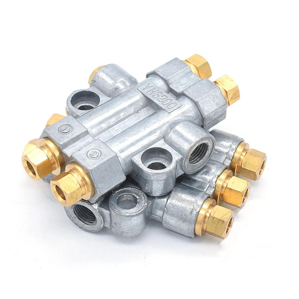 2/3/4/5/6 Way Aluminum Lube Oil Piston Distributor Value Manifold Block
