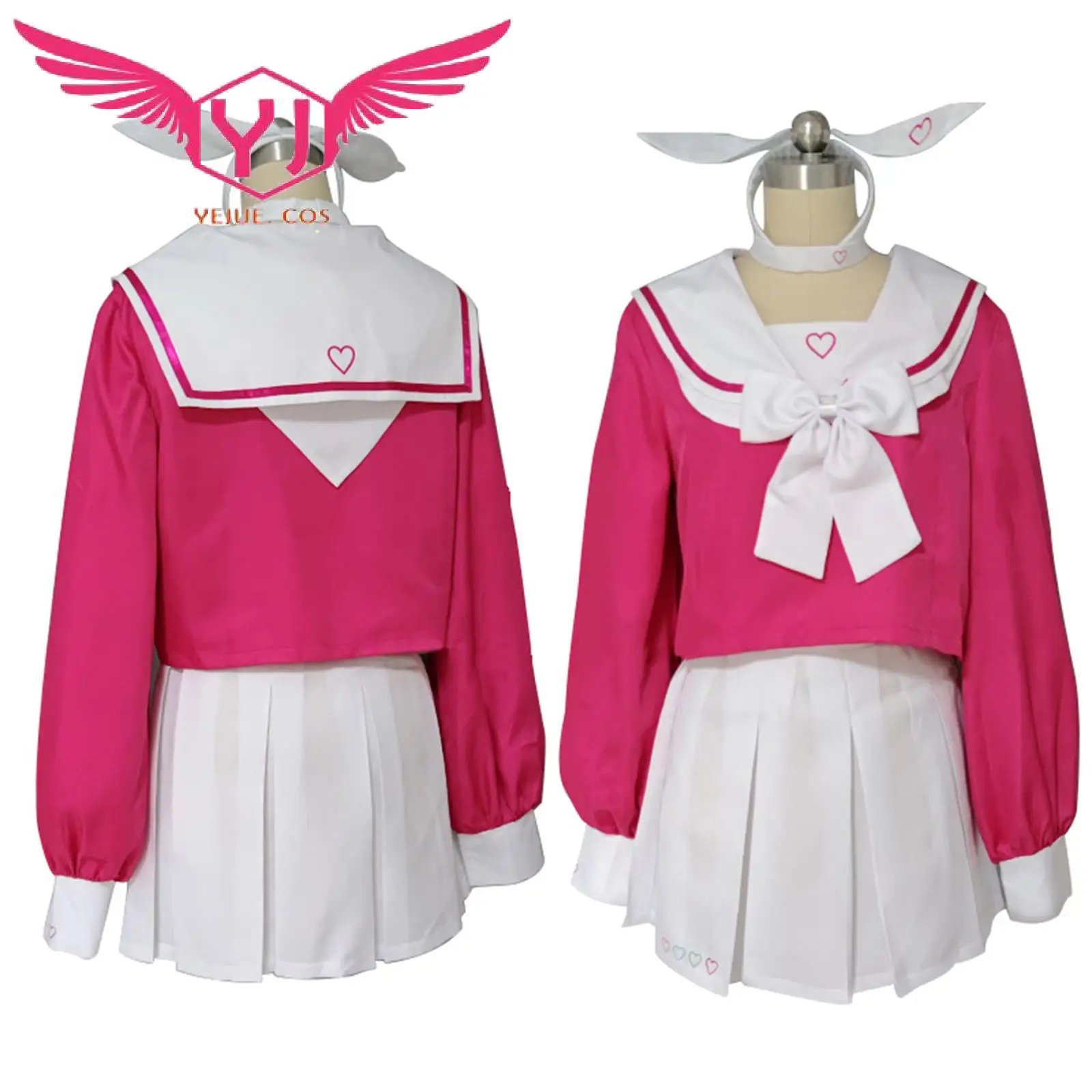 

Game Blue Archive Alona Cosplay Costume Women Girls Sailor Suits Red Blue 2 Colors Outfits Halloween Party Unifom