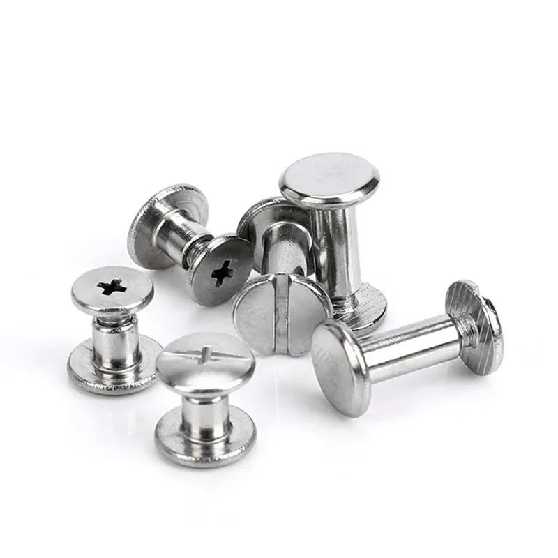 PATIKIL 8mm Viti Chicago, 40 Set Viti Chicago in Plastica