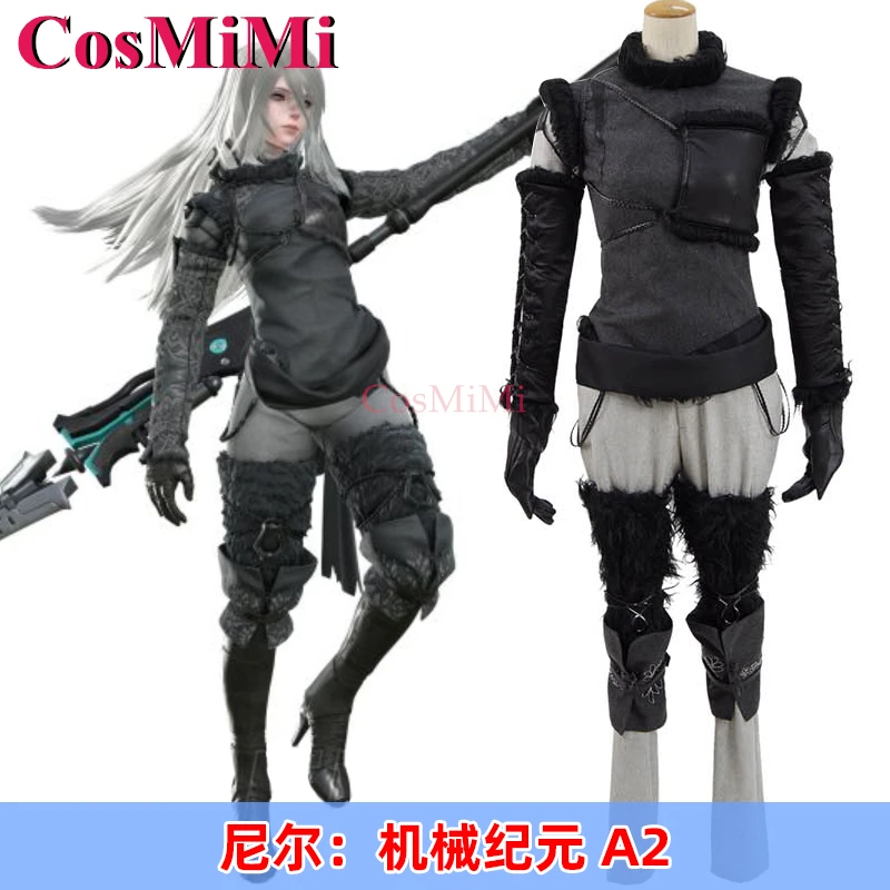 

Косплей-костюм CosMiMi Hot Game NieR:Automata A2, модная красивая боевая униформа, полный комплект, Карнавальная яркость, Новинка