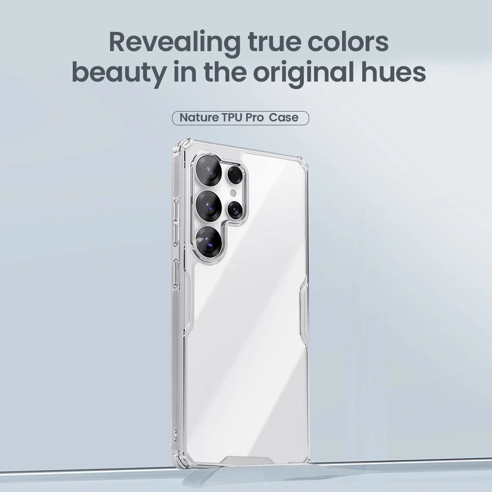 닐킨 삼성 갤럭시 S26 울트라 S26 플러스 S25 울트라 S24 울트라 S23 울트라 TPU + PC 실리콘 소프트 투명 폰 케이스